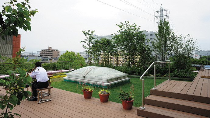 屋上緑化システム「ベジガーデン」
