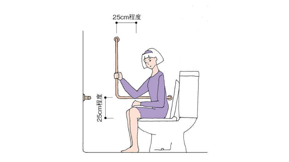 トイレ手すり