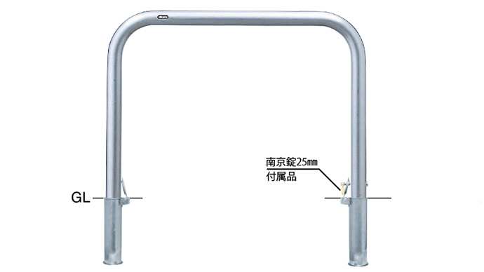 差込式カギ付（横桟なし）